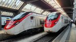 SBB 501 RABe a pair of the Stadler built "Giruno" at the station